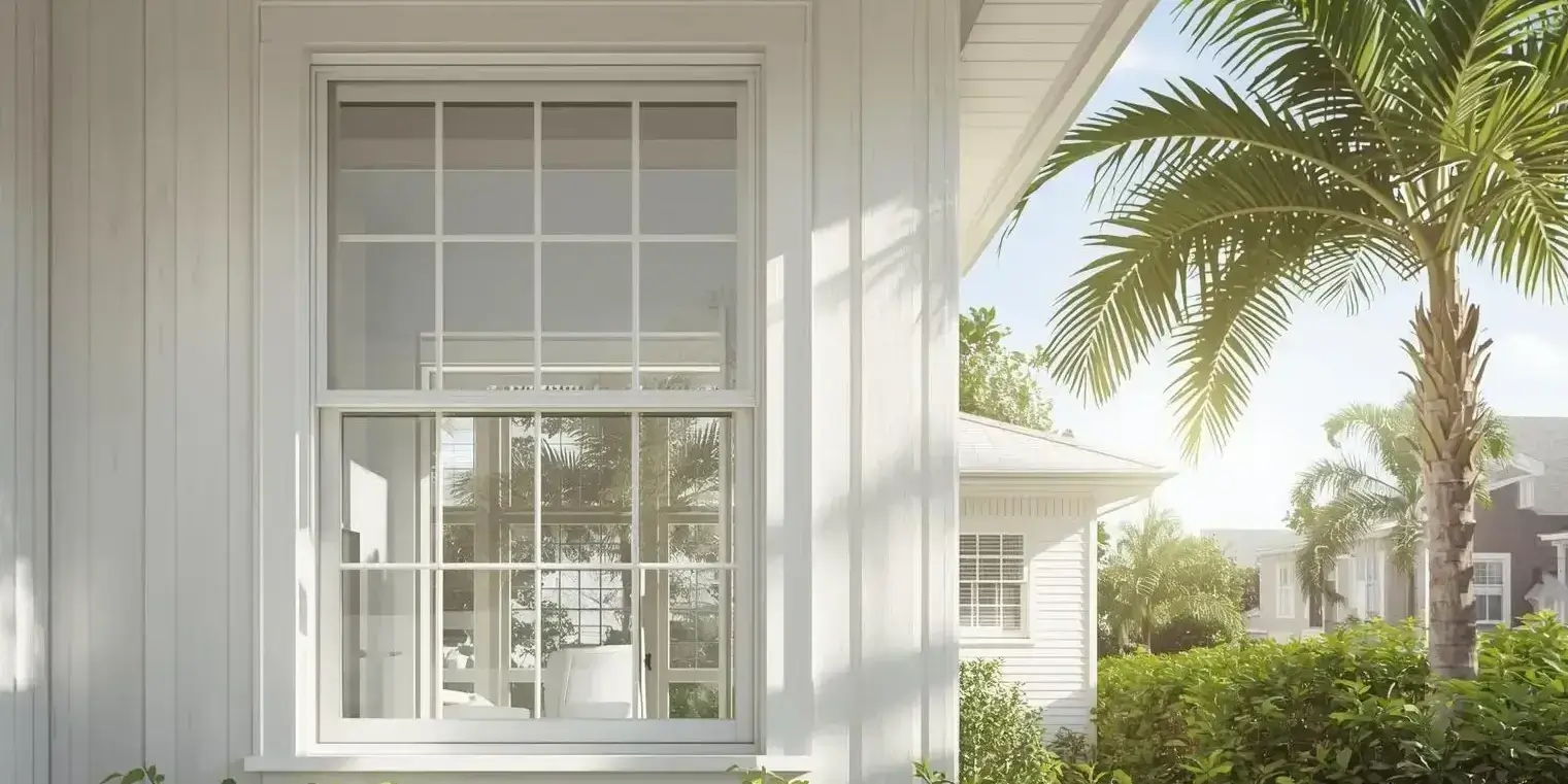 Impact Windows – Single-Hung Windows in a south Florida home